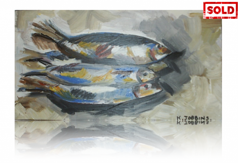 Four Little Fishes Artwork by Katy Jobbins