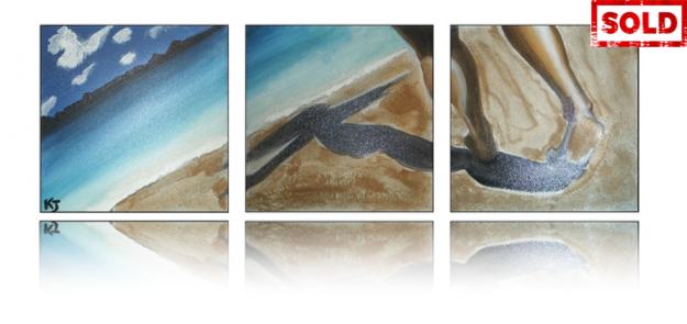 Sandy Feet Artwork by Katy Jobbins
