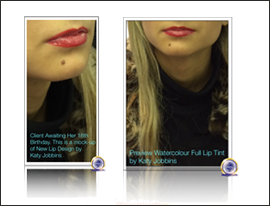 41-Katy Jobbins Permanent Makeup Watercolor Full Lip Tint FI